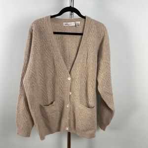 Valerie Stevens 3x Beige cardigan sweater